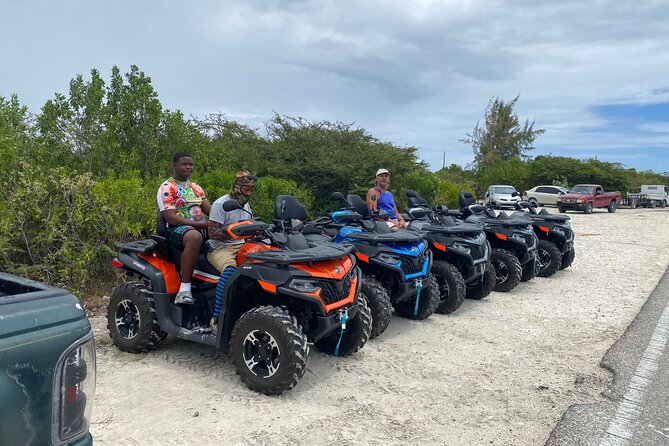 GRAND TURK: Luxury ATV Adventure Tour - Getting comfortable on the CFMoto ATV