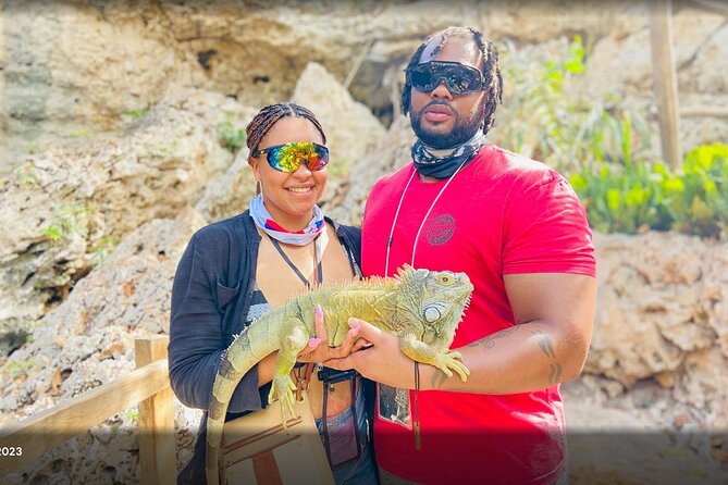 Half Day ATV Adventure Water Cave Authentic Eco Tour At PuntaCana - Swimming at Los Hoyos del Salado cenote