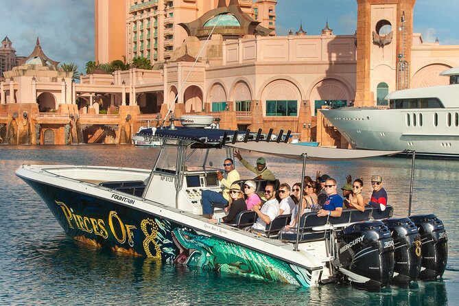 Half-Day Guided Boat Tour of Nassau Harbour and Rose Island - Nassau Harbour from the deck of a fast boat