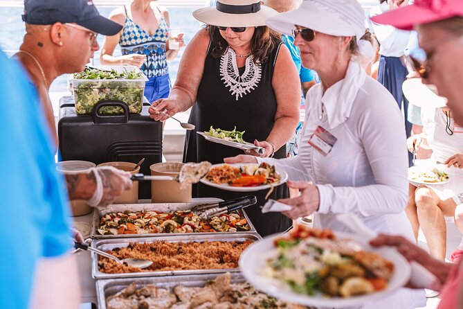 Half-Day Snorkel Sail Tour with Caribbean Lunch - Lunch, snacks, and the open bar