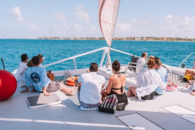 Half-Day Snorkel Sail Tour with Caribbean Lunch - The catamaran has room to spread out