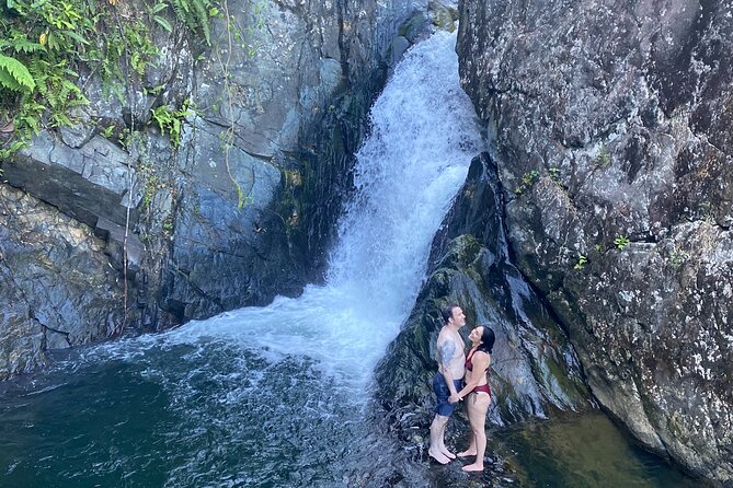 Half-Day Yunque Rainforest Waterslide & rope swing Guided Tour - Second stop: natural rock slide and cliff jump