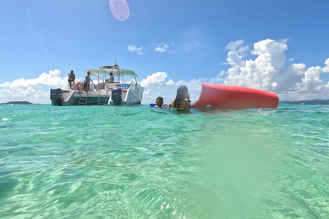 Icacos Double Dip Power Catamaran Snorkel & Beach Tour - Snorkeling over Puerto Rico’s live coral reefs