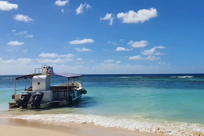 Island DE Saona: EN Small Group Tour on Trimaran Motorise - The ride to Palmilla and its natural pool