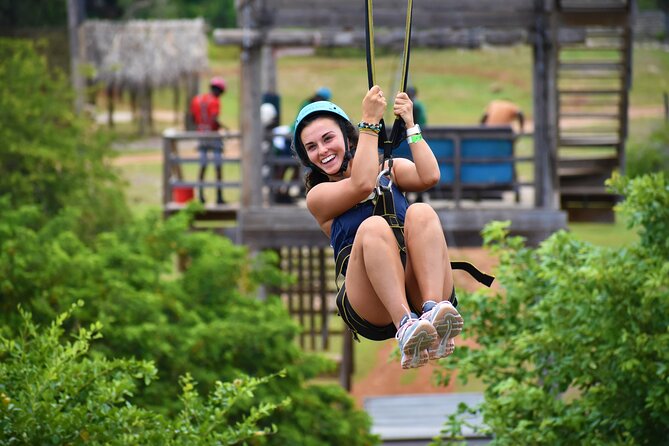 Jamwest Reggae Zipline Tour from Negril - The 60-Foot Tower and Reggae-Themed Platforms