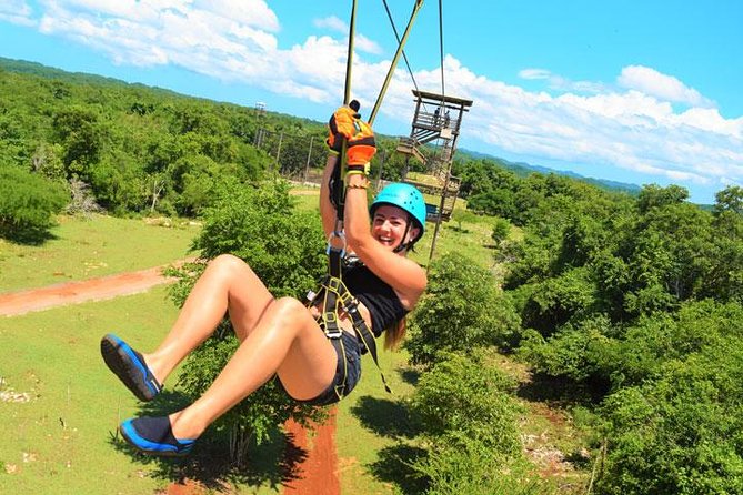 Jamwest: Zipline, Cultural Ride, and ATV Off-Road Adventure - The 2,000-foot Reggae Zip-Line Challenge