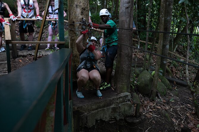 Jeep & Zipline Adventure in St. Lucia - Ending at a clifftop view with rum punch