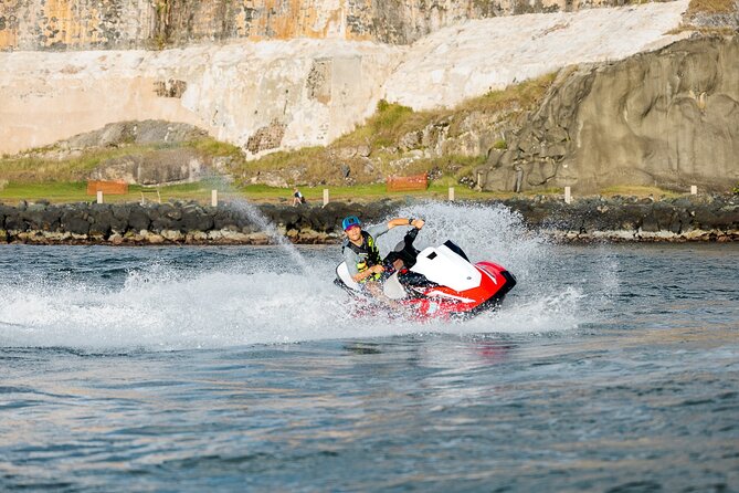 Jet Ski Tour through San Juan Bay - Bacardi turbines and the working side of the harbor