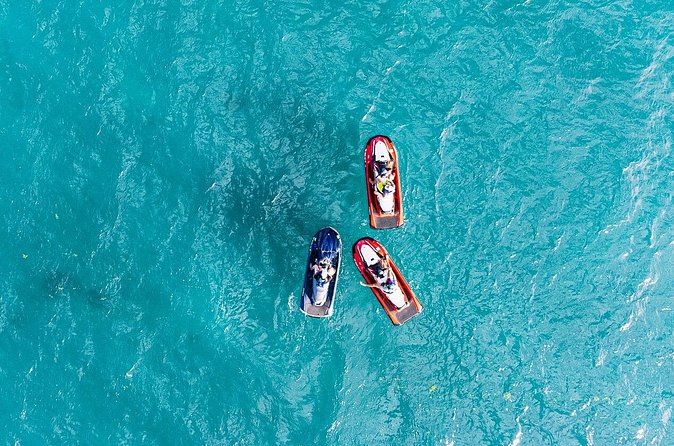 Jet Ski Tour through San Juan Bay - A swim pause and time for photographs