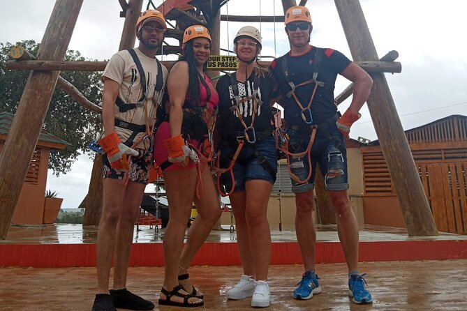 Jhoraji Adventures - Zip lines over farmland, not dramatic mountain scenery