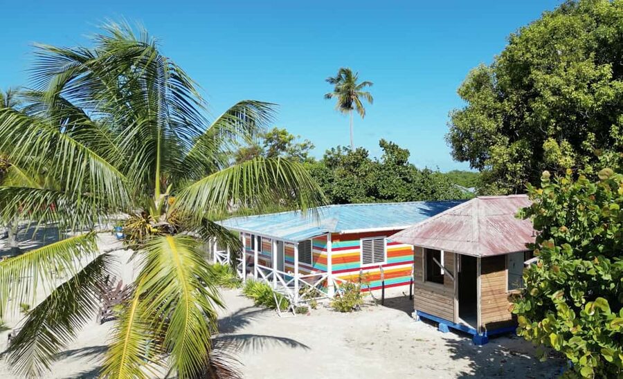 La Romana: Saona Crusoe VIP for cruise guests - Passing the protected mangroves