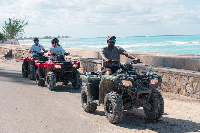 Lets Ride Adventures ATV Tour in Grand Turk - The beach stop gives the ride its best change of pace