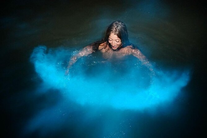 Luminous Lagoon "Glistening Waters" Tour from Grand Palladium Resorts - Getting into the lagoon