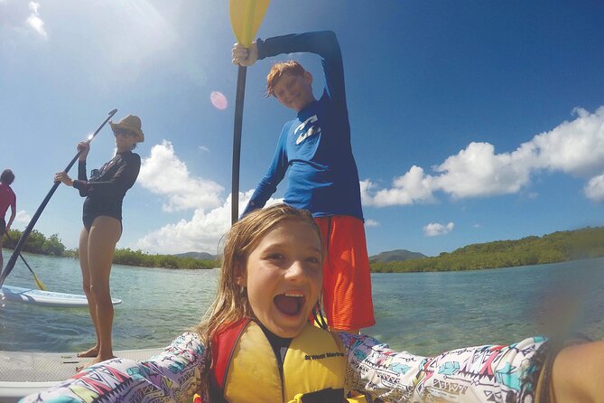 Magic Mangrove Paddle in Beef Island Lagoon - Entering the mangrove nursery