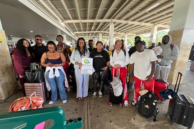 Montego Bay Airport Transfers ( Round Trip-Montego Bay Hotels) - Bottled water, local stories, and a view of Jamaica