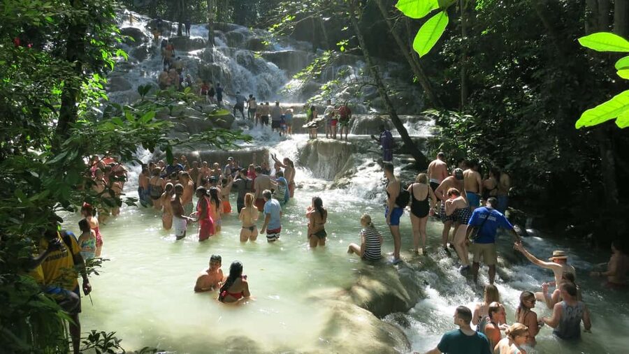 Montego Bay: Dunn's River Falls & Lunch at Bamboo Beach Club - Bamboo Beach Club After the Falls