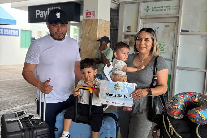 Montego Bay & Falmouth Hotels Private Airport Transfer - Brian and Nezrond add a local welcome