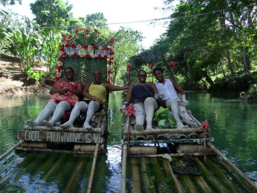 Montego Bay, Jamaica: Bamboo Rafting with Foot Massage - Leaving Montego Bay in an air-conditioned vehicle