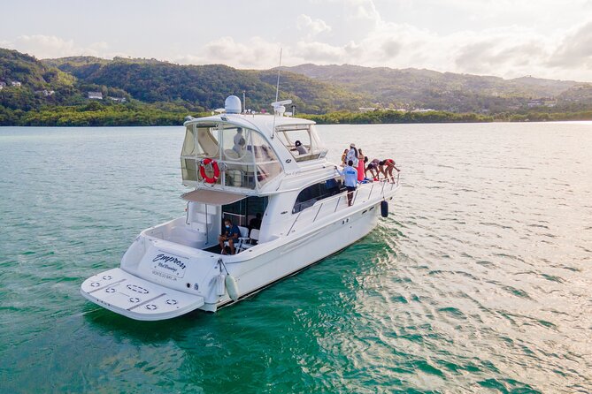 Montego Bay Private Yacht Tour with Open Bar and Lunch - Lunch, drinks, and the Montego Bay Hip Strip