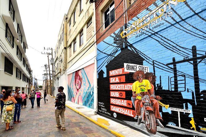 Mural Tours in the Downtown Kingston Art District, Jamaica - Reading Kingston’s murals on Water Lane