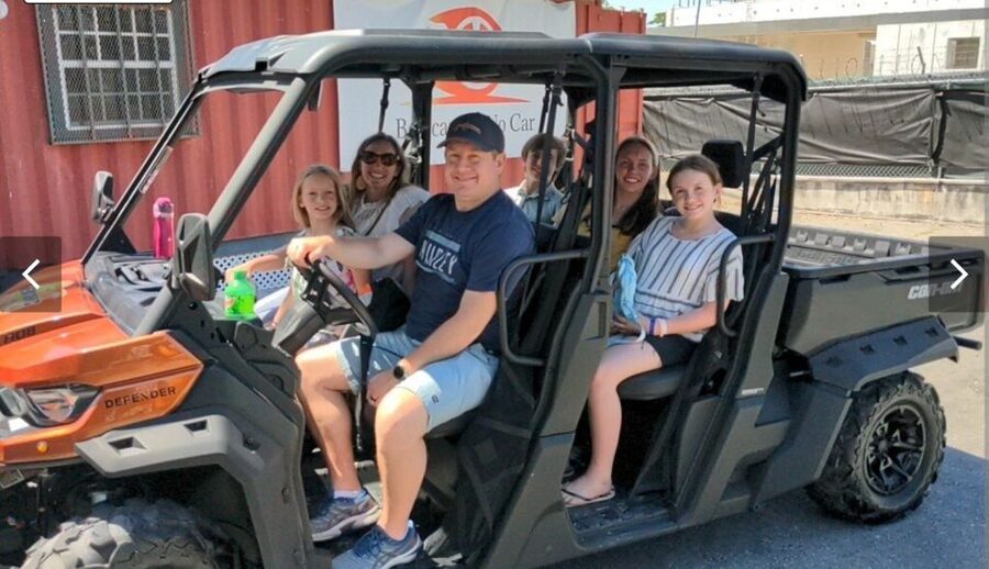 Nassau: 6-Seater Buggy Rental - Arawak Cay and a road along the water