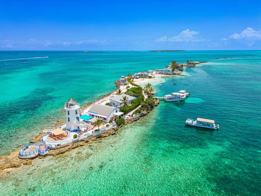 Nassau: Beach Day at SunCay incl. Lunch - Boat Tour - Arriving at SunCay and choosing your place