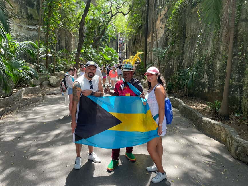 Nassau: E-Scooter Tour with Food Tasting and Local Drinks - Rawson Square starts the Nassau story