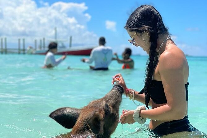 Nassau Swimming Pigs: Snorkeling, Lunch & Private Beach Club - Lunch, rum punch, and a relaxed beach break