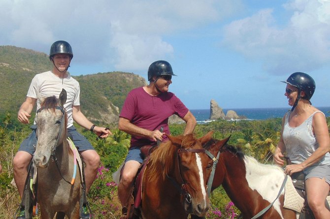 Nature & Historical Horseback Riding Tours St. Lucia - Meeting the horses and guides