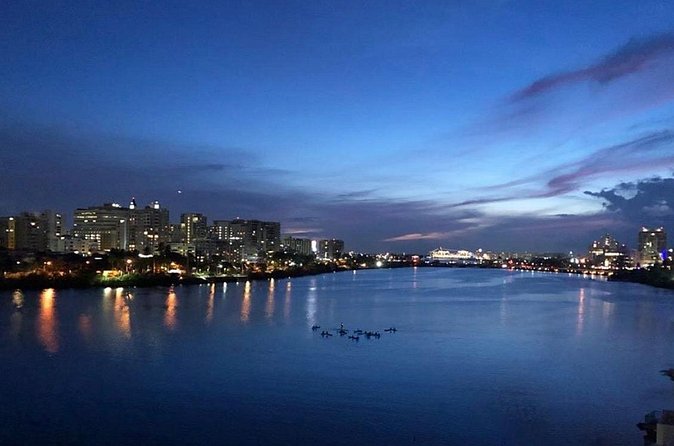 Night Kayak - Condado City Lights Tour - Choosing sunset or full darkness