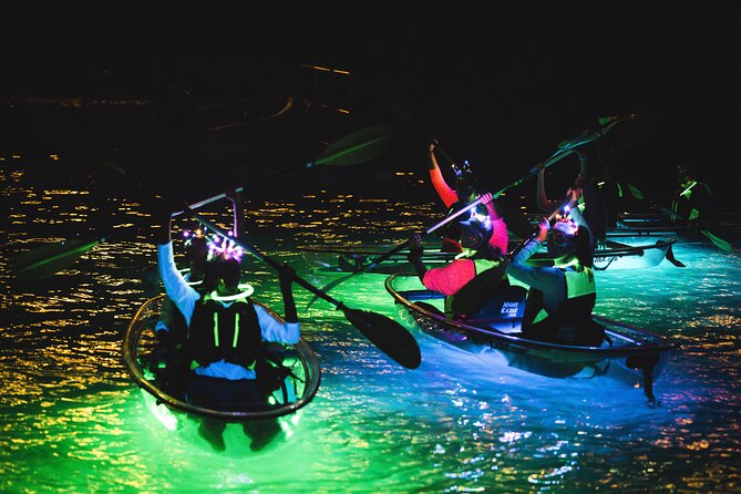 Night Kayak Tour St. Thomas - Westin Frenchman's Reef - Seeing St. Thomas from a glowing kayak