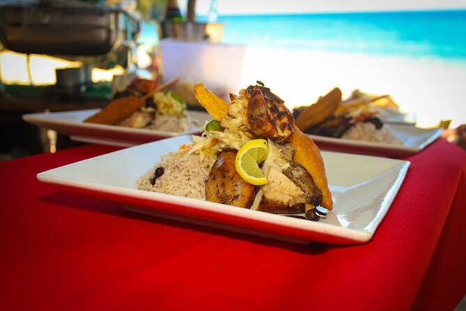 Ocho Rios: Bamboo Beach Club VIP Access with Lunch and Cocktails - A four-course lunch with Jamaican flavors