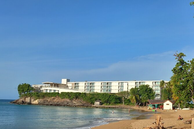 On the Way to Saint Marie: ''Death in Paradise'' Show Locations - Grande Anse: lunch, a drink, or a swim
