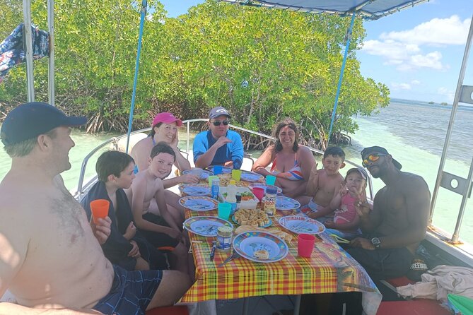 One-day boat trip to the lagoon of Guadeloupe - Drinks, ti-punch, and a barbecue lunch