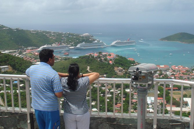 Paradise Taxi & Tours USVI-St.Thomas-Virgin Islands-Island Magen's Beach Tour - Skyline Drive for the harbor view