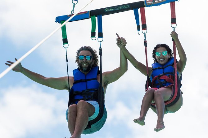 Parasailing Adventure from Providenciales in Turks and Caicos - The best part is the view over Grace Bay