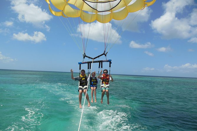 Parasailing Grand Turk - Returning to the Boat Without Getting Wet