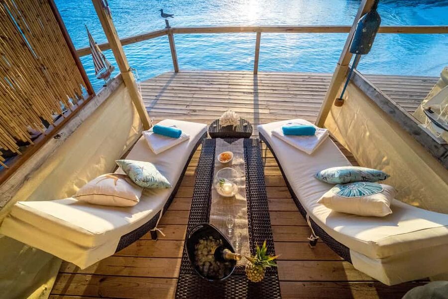 Pearl Island: Private Ocean View Cabana with Lunch - Arriving at the Paradise Island ferry terminal
