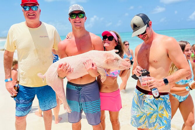 Perfect Day Swimming Pigs, Turtles, Reef Snorkel & Lunch - Two hours at Rose Island’s private beach club