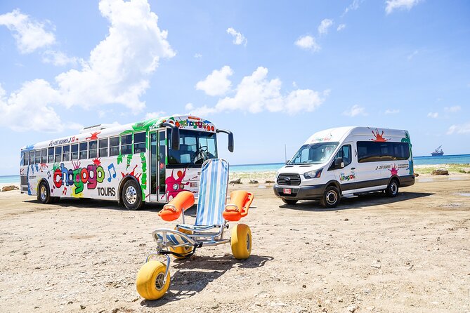 Private Aruba Beach Hop and Snorkel Experience - San Nicolas adds murals, food, and local character
