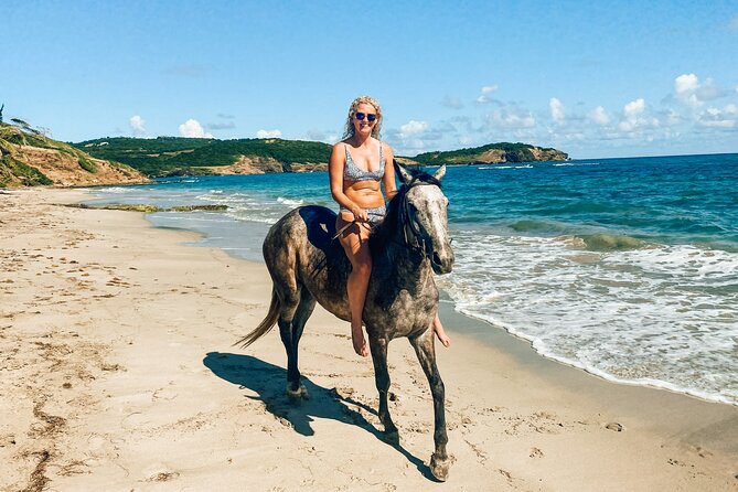 Private Beach Horseback Ride with Sandy Hoofs St. Lucia - The trail to two quiet beaches