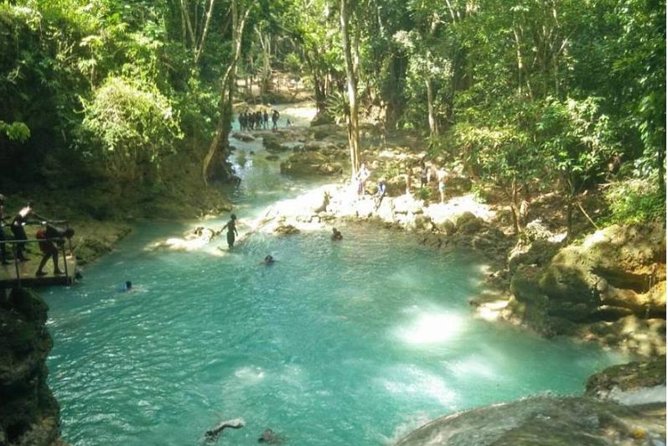 [PRIVATE] Blue Hole & Secret Falls Tour with Entrance Fees - What the $167 price really covers