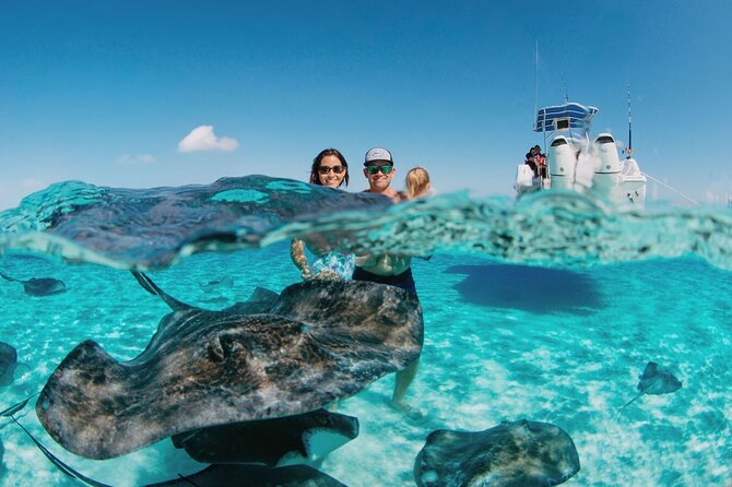 Private Boat Charter Snorkeling Stingray City or Bio Bay - Meeting Captain Mike on the water