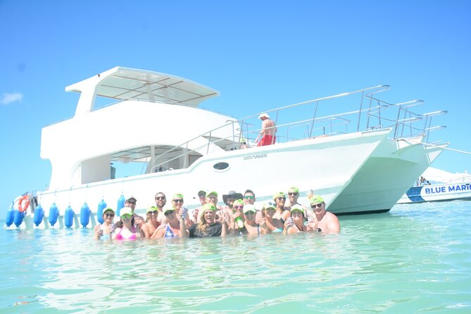 Private Catamaran with Sound system, Slide, Open bar & Snorkeling - The natural pool and floating bar