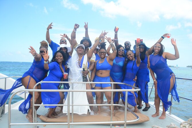 Private Catamaran with Sound system, Slide, Open bar & Snorkeling - What the $699 price really means