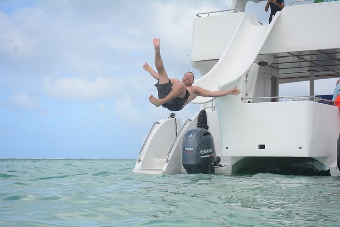 Private Catamaran with Sound system, Slide, Open bar & Snorkeling - What to pack and what to confirm