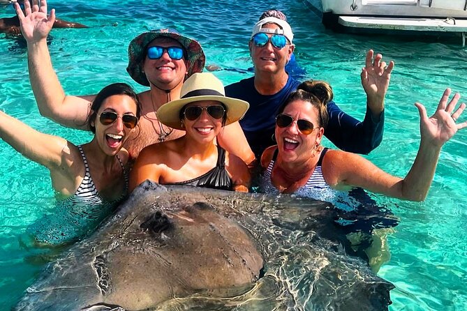 Private Charter 34ft Express Cruiser Stingay City Reef Snorkeling - Why Stingray City is the main event