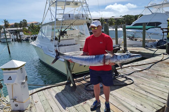 Private Deep Sea Fishing 1/2 Day morning on"Angler Management" - The boat, drinks, snacks, and snorkeling option