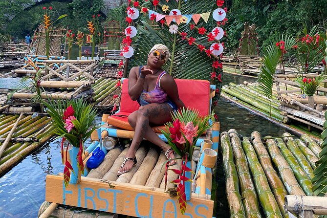 Private Montego Bay Bamboo Rafting with Limestone Foot Massage - The scenery and the stop at Lethe