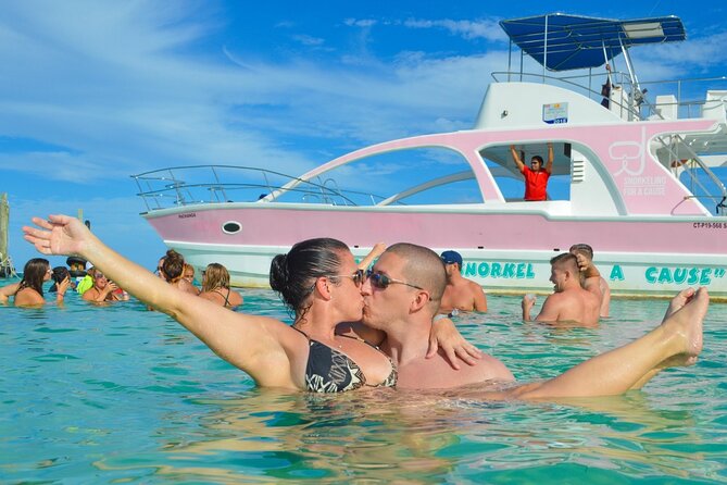 Private Party Boat with Slide and chicken skewers at Punta Cana - Starting at El Cortecito with a short safety briefing